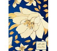 Teacher Lesson Plan Book - 25-26 School Year - Ten 10 Classes a day - Like The Rain - Navy and Yellow Flowers: 10 classes per day, five classes per week. Designed for Specialist Teachers!