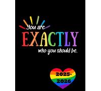 Teacher Lesson Plan Book - 25-26 School Year - Ten 10 Classes a day - Like The Rain - Rainbow Planner You Are Exactly Who You Should Be: 10 classes ... per week. Designed for Specialist Teachers!