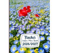 Teacher lesson plan planner 26-27: Weekly and Monthly, Lesson Plan Book for Teachers - Aug 2026-Jul 2027, 8.5" x 11" - Classroom Supplies & Appreciation Gifts.