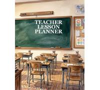 Teacher Lesson Planner: Modern Boho Weekly & Monthly Organizer for Teachers | Academic Year Academic Schedule, Grades, and Attendance Tracker | 8.5 x 11 Inches