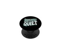 Teacher Librarian Suspiciously Quiet Bookworm PopSockets PopGrip Adhesivo