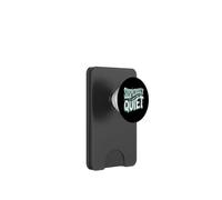 Teacher Librarian Suspiciously Quiet Bookworm PopSockets PopWallet para MagSafe