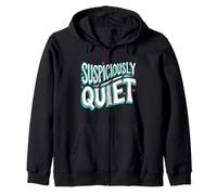 Teacher Librarian Suspiciously Quiet Bookworm Sudadera con Capucha