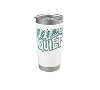 Teacher Librarian Suspiciously Quiet Bookworm Vaso térmico de acero inoxidable de doble pared