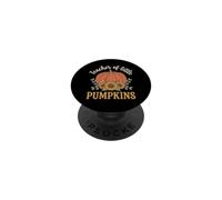 Teacher of Little Pumpkins Boho Fall Floral PopSockets PopGrip Adhesivo