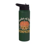 Teacher of Little Pumpkins Boho Fall Floral Stainless Steel Insulated Water Bottle