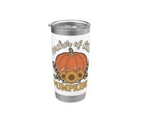 Teacher of Little Pumpkins Boho Fall Floral Vaso térmico de acero inoxidable de doble pared