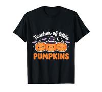 Teacher of Little Pumpkins Cute Halloween Camiseta gráfica económica