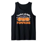 Teacher of Little Pumpkins Cute Halloween Camiseta sin Mangas