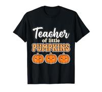 Teacher of Little Pumpkins Fall Back to School Camiseta