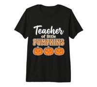 Teacher of Little Pumpkins Fall Back to School Camiseta Premium