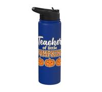 Teacher of Little Pumpkins Fall Back to School Stainless Steel Insulated Water Bottle