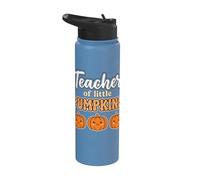 Teacher of Little Pumpkins Fall Back to School Stainless Steel Insulated Water Bottle