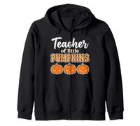 Teacher of Little Pumpkins Fall Back to School Sudadera con Capucha