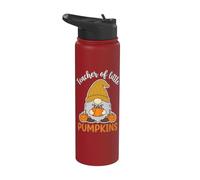 Teacher of Little Pumpkins Fall Gnome Stainless Steel Insulated Water Bottle