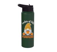 Teacher of Little Pumpkins Fall Gnome Stainless Steel Insulated Water Bottle