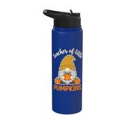 Teacher of Little Pumpkins Fall Gnome Stainless Steel Insulated Water Bottle