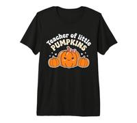 Teacher of Little Pumpkins Kawaii Pumpkins Camiseta Premium