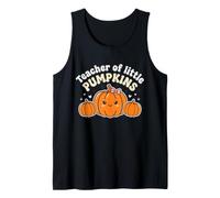 Teacher of Little Pumpkins Kawaii Pumpkins Camiseta sin Mangas