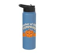 Teacher of Little Pumpkins Kawaii Pumpkins Stainless Steel Insulated Water Bottle