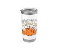 Teacher of Little Pumpkins Kawaii Pumpkins Vaso térmico de acero inoxidable de doble pared