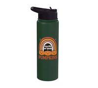 Teacher of Little Pumpkins Retro Rainbow Fall Stainless Steel Insulated Water Bottle