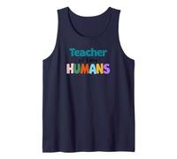 Teacher of Tiny Humans Cute Funny Educator Tees, Bags, Decor Camiseta sin Mangas