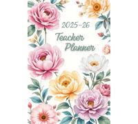 Teacher Planner 2025-2026: Daily Academic Organizer with Timetables, A5 Format (6"x9"), 408 Pages.