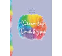 Teacher Planner 2025-2026: Weekly and Monthly View from July 2025 to June 2026, Includes Notes and Motivational Quotes Coloring Pages, Size 8,5 x 11 in
