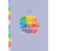 Teacher Planner 2025-2026: Weekly and Monthly View from July 2025 to June 2026, Includes Notes and Motivational Quotes Coloring Pages, Size 8,5 x 11 in