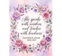 Teacher Planner 2026-2027: Weekly & Monthly Lesson Organization Book | Grade and Record Book | Inspirational Teacher Gift