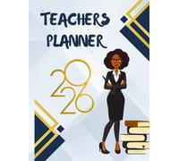 Teacher Planner 2026: Lesson Plan 2026 with Calendar, Jan - Dec, 8.25 x 11", Weekly & Monthly Lesson Plan Book for Teachers, 114 Pages Plan Book for ... - Hardcover, Home/Office and School Supplies