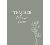 Teacher Planner - School Year Planner with Calendars & Lesson Plans - Teacher Plan - Academic year 2026-2027