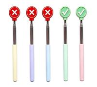 Teacher Pointer Stick | Telescopic No Sllip Tool | Double-Sided Pointer | Pole ampliable, agarre sin límite | Punta doble cara | Teacher Pointer Stick Directs Attention For Classroom Whiteboard