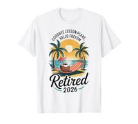 Teacher Retirement Shirts 2026 Goodbye Lesson Hello Freedom Camiseta
