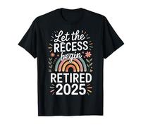 Teacher Retirement Shirts 2026 Let The Recess Begin Retire Camiseta