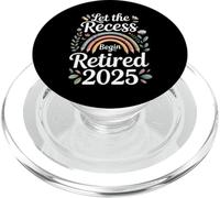 Teacher Retirement Shirts 2026 Let The Recess Begin Retire PopSockets PopGrip para MagSafe