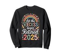 Teacher Retirement Shirts 2026 Let The Recess Begin Retire Sudadera