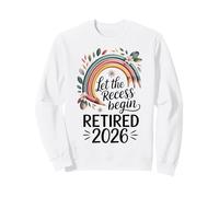 Teacher Retirement Shirts 2026 Let The Recess Begin Retire Sudadera