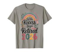 Teacher Retirement Shirts 2026Let The Recess Begin Retire Camiseta