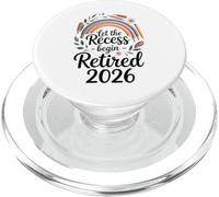 Teacher Retirement Shirts 2026Let The Recess Begin Retire PopSockets PopGrip para MagSafe