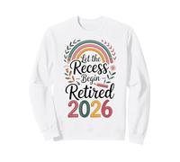 Teacher Retirement Shirts 2026Let The Recess Begin Retire Sudadera