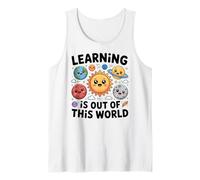 Teacher Space Science Learning Is out of World Camiseta sin Mangas