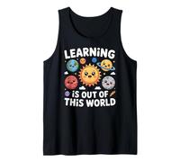 Teacher Space Science Learning Is out of World Camiseta sin Mangas