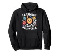Teacher Space Science Learning Is out of World Sudadera con Capucha