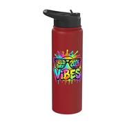 Teacher Student Field Day Let The Games Begin Field Day Stainless Steel Insulated Water Bottle