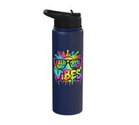 Teacher Student Field Day Let The Games Begin Field Day Stainless Steel Insulated Water Bottle