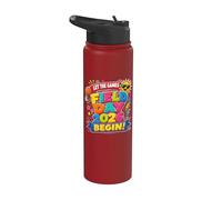Teacher Student Field Day Let The Games Begin Math Field Day Stainless Steel Insulated Water Bottle