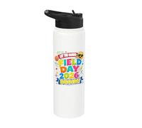 Teacher Student Field Day Let The Games Begin Math Field Day Stainless Steel Insulated Water Bottle