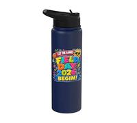 Teacher Student Field Day Let The Games Begin Math Field Day Stainless Steel Insulated Water Bottle